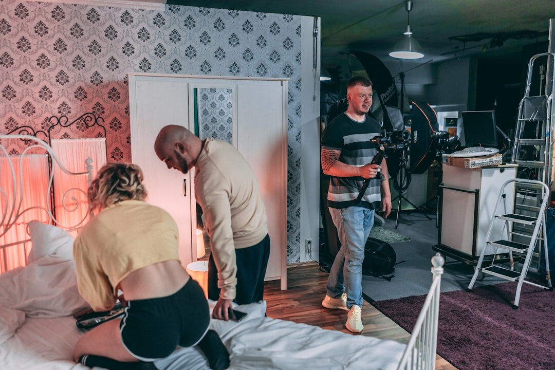 modern tv series scene